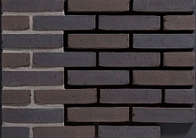 Basalt WF 210х25х50 мм, Плитка из кирпича Ручной Формовки для Вентилируемых фасадов с расшивкой шва Engels baksteen