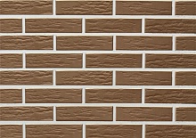 Плитка керамическая облицовочная для печей, каминов, стен Lode Vecais Brunis не глазурованная 250*65*10 мм